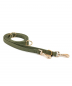 Preview: Brott Trainingsleash "Grey" - vegan leather with golden clasp