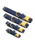 Preview: Brott Collar "Green Musk" - vegan leather with golden clasp - Kopie