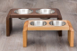 Preview: Napfstation Design  "EIK"  Eiche massiv