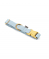 Preview: Brott Collar "Blue Sky" - vegan leather with golden clasp