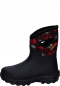 Preview: 93' Fella Outdoorstiefel Annie halbhoch black / red