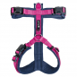 Preview: Petlando Magnetech Y - Comfort Harness Navy/Fuchsia