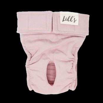 Preview: Lill´s Läufigkeitshöschen aus Bio-Baumwolle „Lou“ Pink Berry
