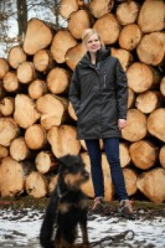 Preview: Owney - Winterparka 'Arctic' Damen schwarz
