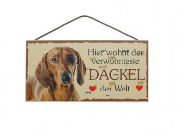 Hundeschild Dackel