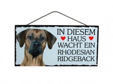 Hundeschild Ridgeback
