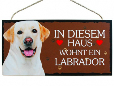 Hundeschild Labrador