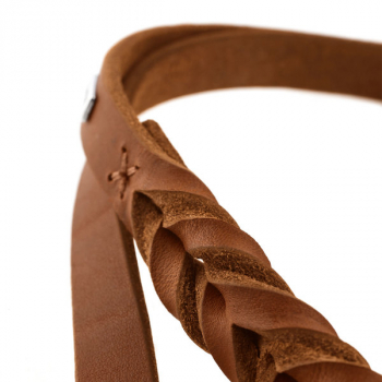 Preview: Hunter Verstellbare Führleine Solid Education cognac