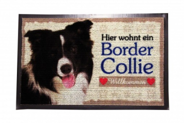 Fussmatte Border Collie