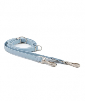 Brott Trainingsleash "Blue Sky" - vegan leather with silver clasp
