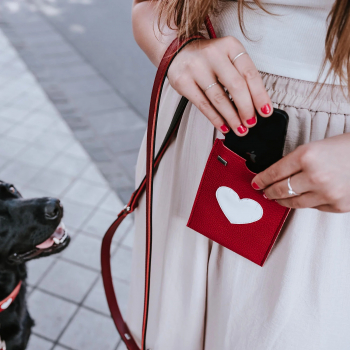 Preview: Hunter Handytasche Love (Kunstleder)