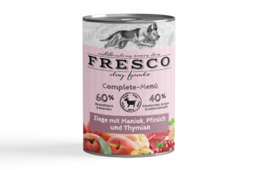 Complete menu goat with manioc, peach and thyme (long-life B.A.R.F.) 400g