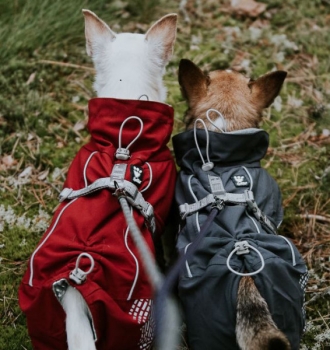 Preview: Hurtta Winterjacke "Extreme Warmer" dunkelrot