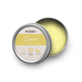 PERRO Shampoo Bar - solid dog shampoo lemon