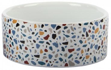 Petlando Kermaiknapf Terrazzo weiß