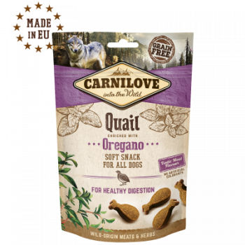 Carnilove Soft Snack Wachtel mit Oregano 200g