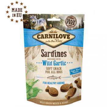 Carnilove Soft Snack Sardine mit Bärlauch 200g