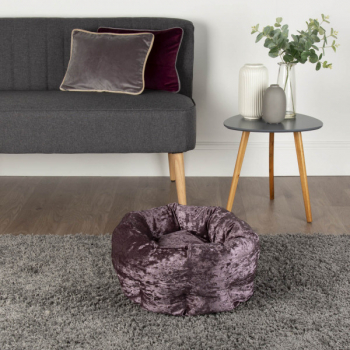 Preview: Scruffs Velvet Hundebett lila