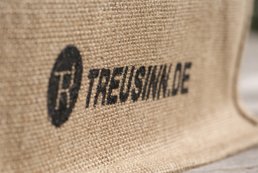 Preview: Treusinn Eco Shopper Jute - Dogs are my favorite people