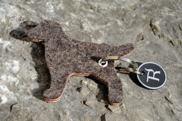 Preview: Treusinn Keyring wool felt DOG