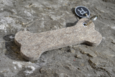 Preview: Treusinn Keyring wool felt BONE