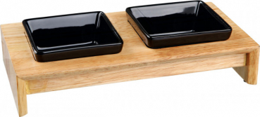 Preview: Napf-Set aus Keramik & Holz
