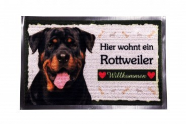 Doormat Rottweiler