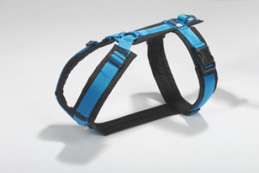 Anny-X Brustgeschirr Fun schwarz/blau