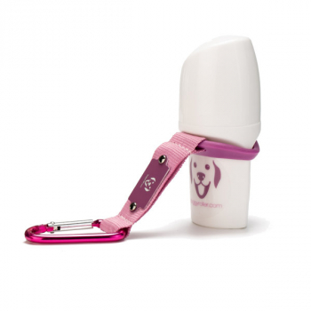 DOGGYROLLER WITH CARABINER HOLDER IN rose