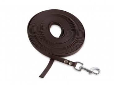BioThane Schleppleine 13 mm dunkelbraun
