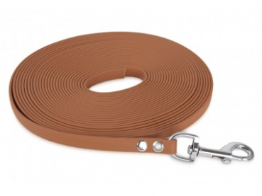 BioThane Schleppleine 13 mm hellbraun