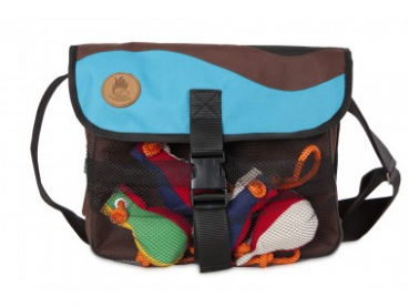 Firedog Dummytasche Profi L braun/babyblau