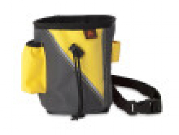 Firedog Leckerlitasche groß dunkelgrau/yellow