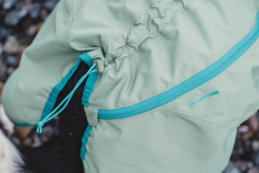 Preview: Hurtta Regenschutz "Rain Blocker" hellblau
