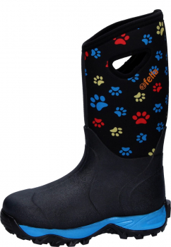 93' Fella Outdoorstiefel Pawwalker hoch black/Pfötchen