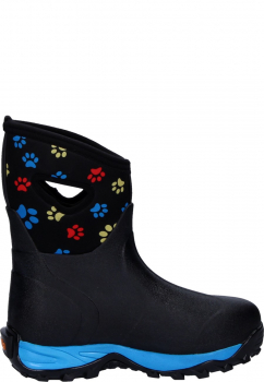 Preview: 93' Fella Outdoorstiefel Pawwalker halbhoch black/Pfötchen