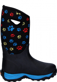 Preview: 93' Fella Outdoorstiefel Pawwalker hoch black/Pfötchen