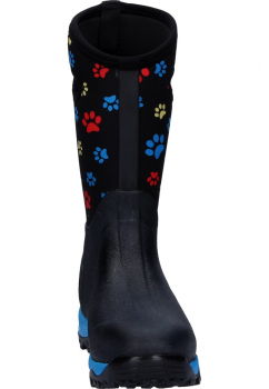 Preview: 93' Fella Outdoorstiefel Pawwalker hoch black/Pfötchen