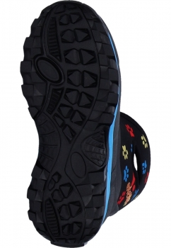 93' Fella Outdoorstiefel Pawwalker halbhoch black/Pfötchen