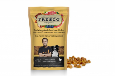 Fresco Trainingsknöchelchen Huhn mit Süßkartoffeln, Karotte und Kürbis