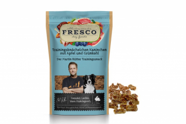 Fresco Trainingsknöchelchen Kaninchen mit Apfel und Grünkohl