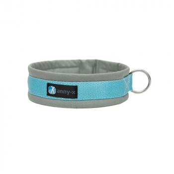 Anny-X Halsband Fun grau/eisblau
