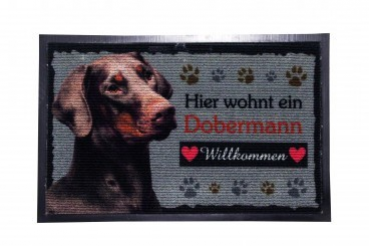 Fussmatte Dobermann