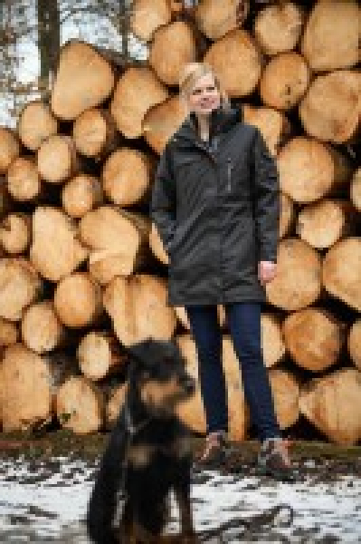 Owney - Winterparka 'Arctic' Damen aruba blue