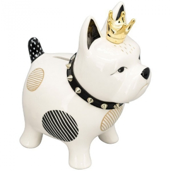 Spardose Hund XOXO, Keramik