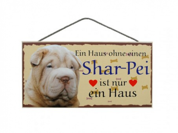 Hundeschild Shar Pei