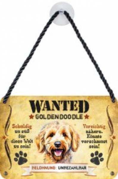 Wanted Haustierschilder Goldendoodle