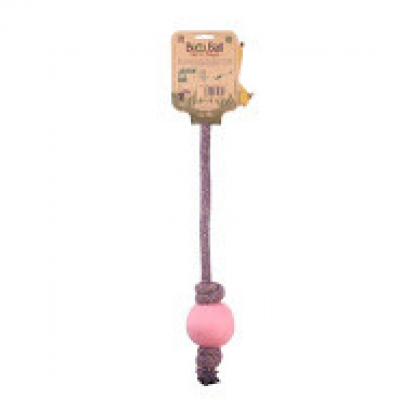 Ball with rope pink