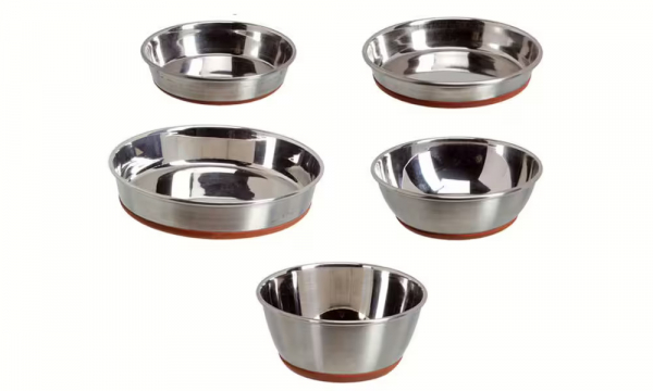 Camon Stainless steel bowl with non-slip ring  3400 ml