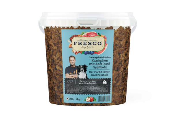 Fresco Training Snacks | rabbit with apple and kale 1 kg